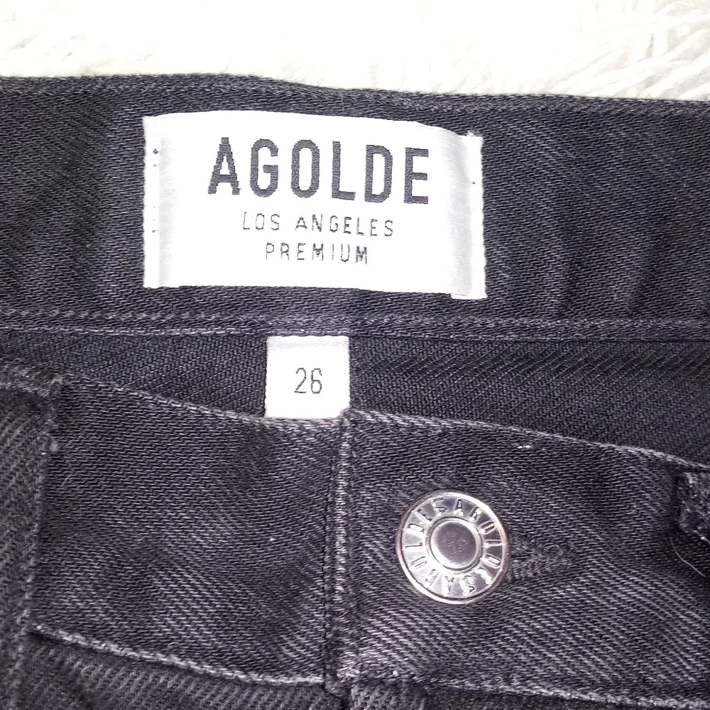 Agolde Quinn High Rise Denim Skirt Size 26